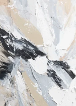 XOOON Abstract Power schilderij (120x180cm) in de kleur Multi Color