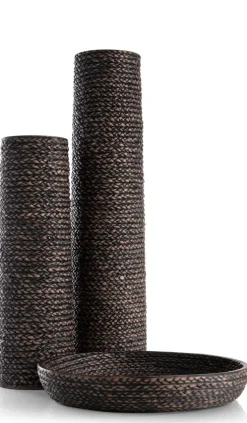 Outlet XOOON Adam vaas H68,5cm in de kleur Zwart - COCOmaison