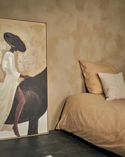 Outlet XOOON Amazone schilderij 90x140cm in de kleur Multi Color