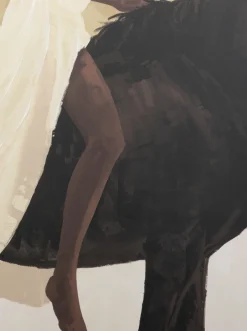 Outlet XOOON Amazone schilderij 90x140cm in de kleur Multi Color