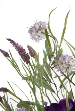 Sale XOOON Anemone Spray H75cm kunstbloem in de kleur Paars - COCOmaison