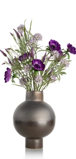Sale XOOON Anemone Spray H75cm kunstbloem in de kleur Paars - COCOmaison