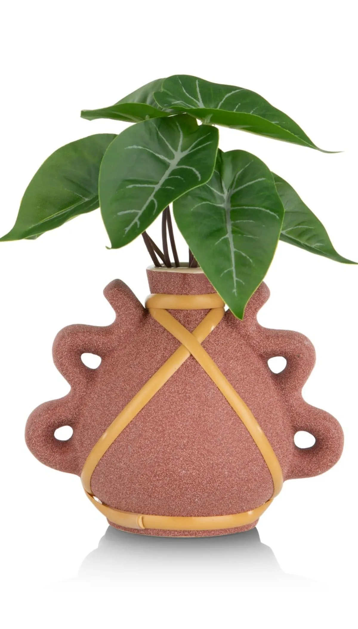 Online XOOON Anthurium Mini Bush H13cm kunstbloem in de kleur Groen