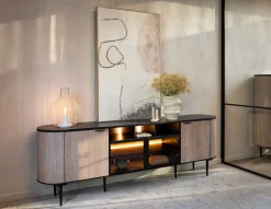 Hot XOOON ARAMON dressoir (240cm) 2-deuren + 2-glasdeuren -