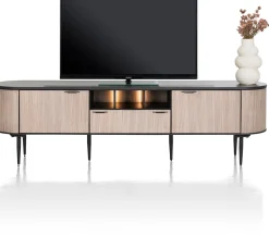 Best XOOON ARAMON lowboard (210cm) - 2-deuren + 1-lade -