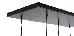 Best XOOON Arjen hanglamp 5*E27 in de kleur Zwart - COCOmaison