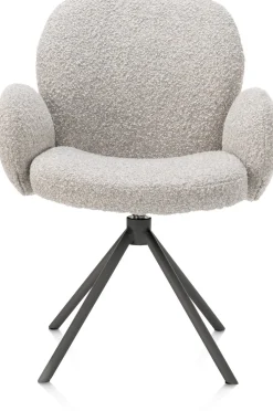 Best XOOON Armstoel Jaxon (draaibaar) in de kleur Kiezel -