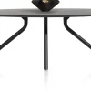 Outlet XOOON Arvada ellipsvormige eiken eettafel met metalen poot 220x110cm