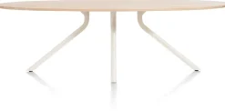 Best XOOON ARVADA tafel 250 x 110 cm - ellips - centrale poot Nebbia