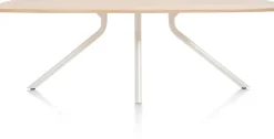 XOOON ARVADA tafel 220 x 110 cm - ovaal - centrale poot Nebbia