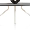 Hot XOOON ARVADA tafel 250 x 110 cm - ovaal - centrale poot Nebbia - onyx