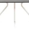 Clearance XOOON ARVADA tafel 160 x 100 cm - ovaal - centrale poot Nebbia - onyx
