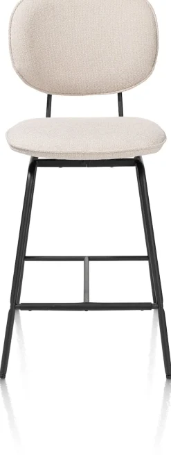 XOOON barstoel - zwart frame (ROB) - draaibaar -