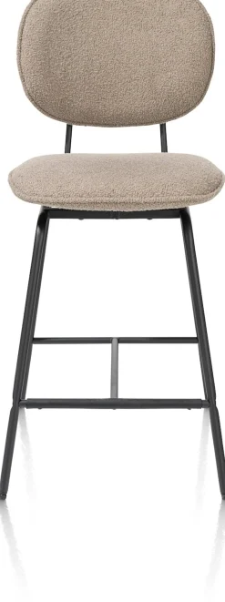 Outlet XOOON barstoel - zwart frame (ROB) - draaibaar -