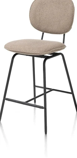 Outlet XOOON barstoel - zwart frame (ROB) - draaibaar -