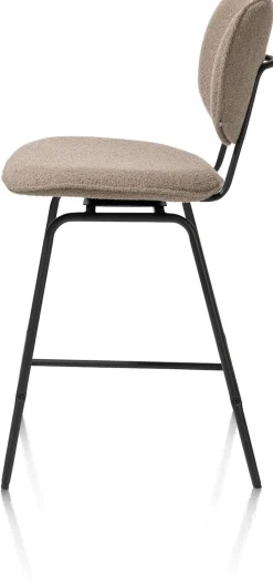 Outlet XOOON barstoel - zwart frame (ROB) - draaibaar -