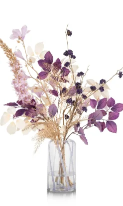 New XOOON Bauhinia Branch H115cm kunstbloem in de kleur Paars - COCOmaison