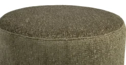 Online XOOON BeautiQ - Chic poef - rond 80 cm in de kleur Olijf - COCOmaison