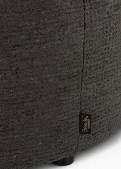 Outlet XOOON BeautiQ - Chic poef - rond 80 cm in de kleur Antraciet