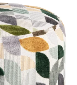 New XOOON BeautiQ - Elite poef - rond 42 cm in de kleur Olijf