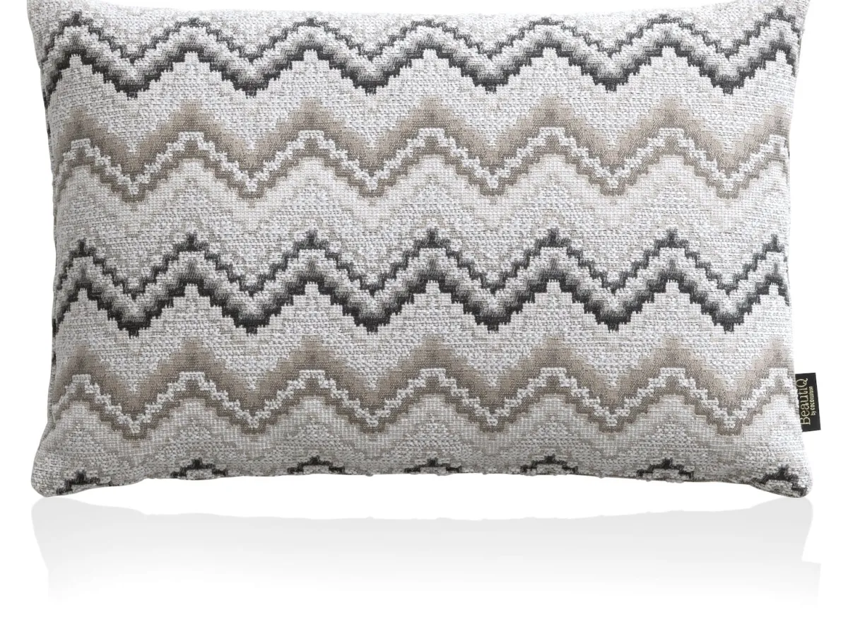 Best XOOON BeautiQ - Lush kussen 40x60cm in de kleur Antraciet