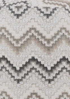 Outlet XOOON BeautiQ - Lush poef - rond 42 cm in de kleur Antraciet