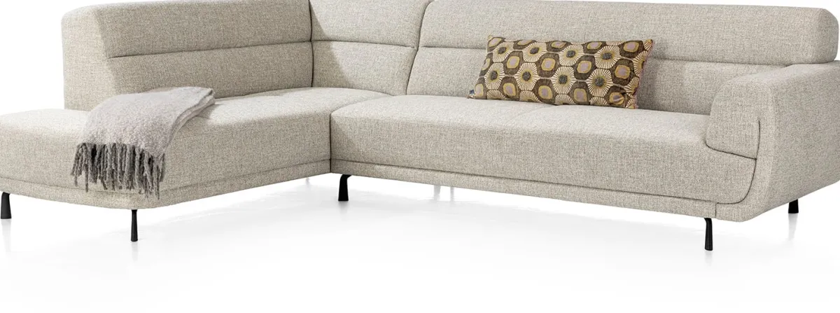 Clearance XOOON Belem, Ottomane links high - 2,5 zits arm rechts high