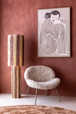 Clearance XOOON Billie vloerlamp 1*E27 in kleur Bruin shop je bij COCOmaison