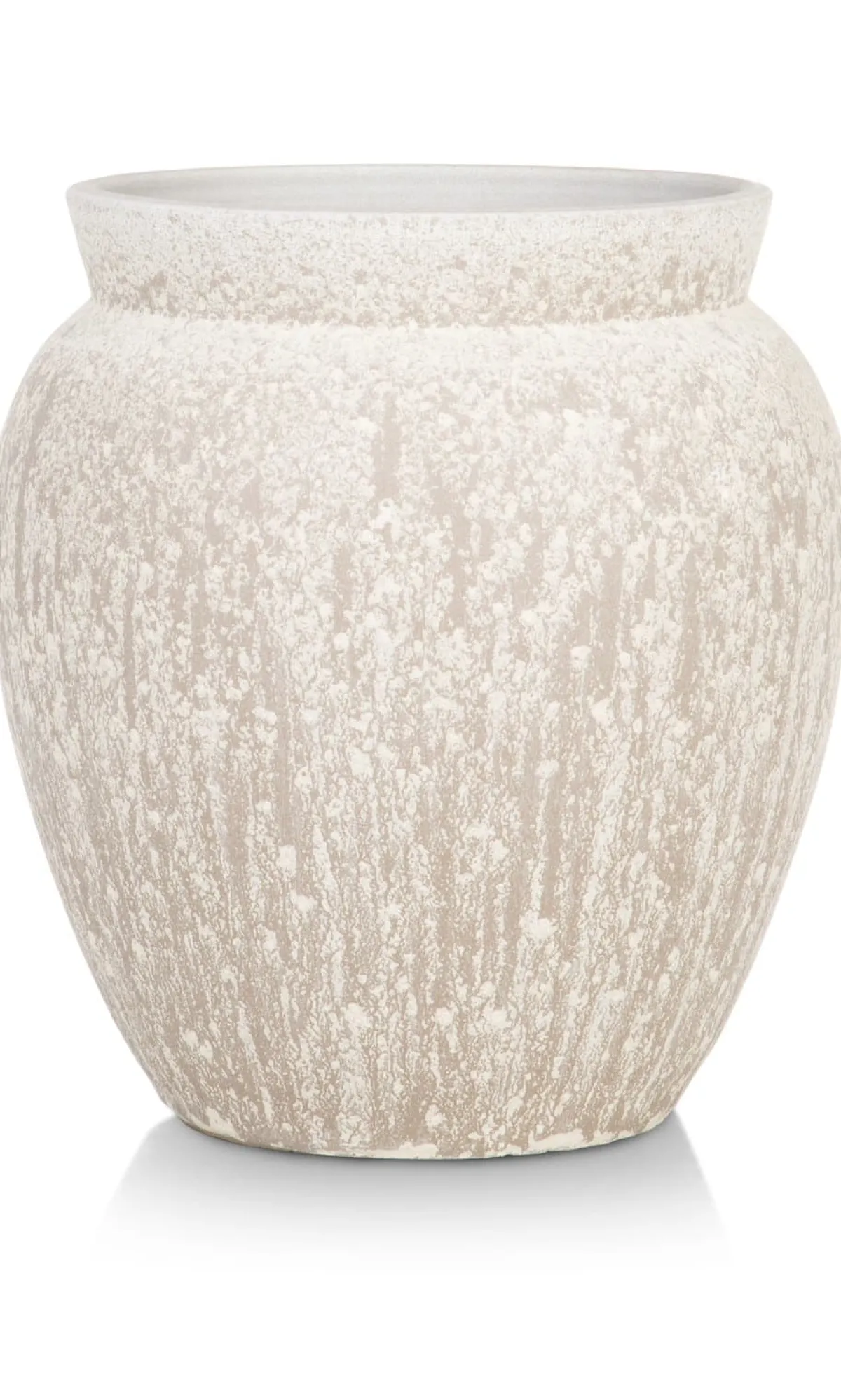 New XOOON Braga pot H40cm in de kleur Beige - COCOmaison
