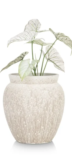 New XOOON Braga pot H40cm in de kleur Beige - COCOmaison