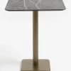 Best XOOON Brest bartafel marble light grey (75x75cm) in kleur Goud