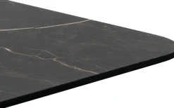 Sale XOOON Brest bartafel marble onyx (75x75cm) in kleur Goud