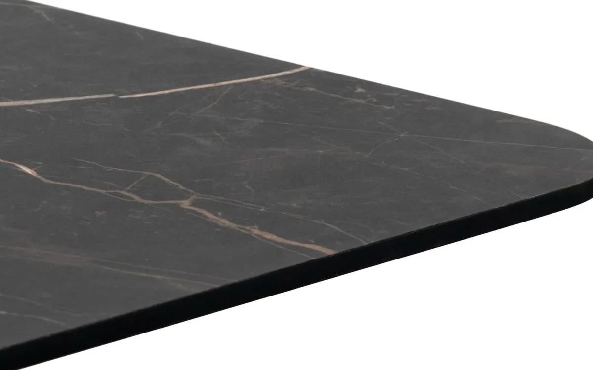 Sale XOOON Brest bartafel marble onyx (75x75cm) in kleur Goud