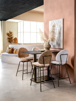 Best XOOON Brest bartafel marble onyx (120x75cm) in kleur Goud