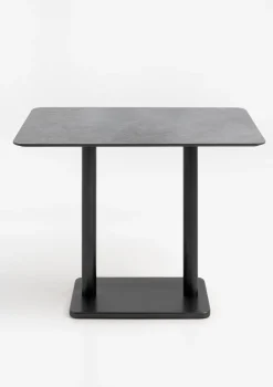 Discount XOOON Brest bartafel stone (120x75cm) in kleur Zwart van COCOmaison