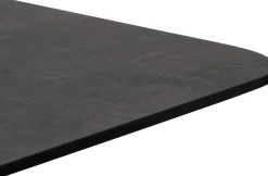 Discount XOOON Brest bartafel stone (120x75cm) in kleur Zwart van COCOmaison