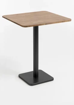 New XOOON Brest bartafel vintage oak (75x75cm) kleur Zwart van COCOmaison