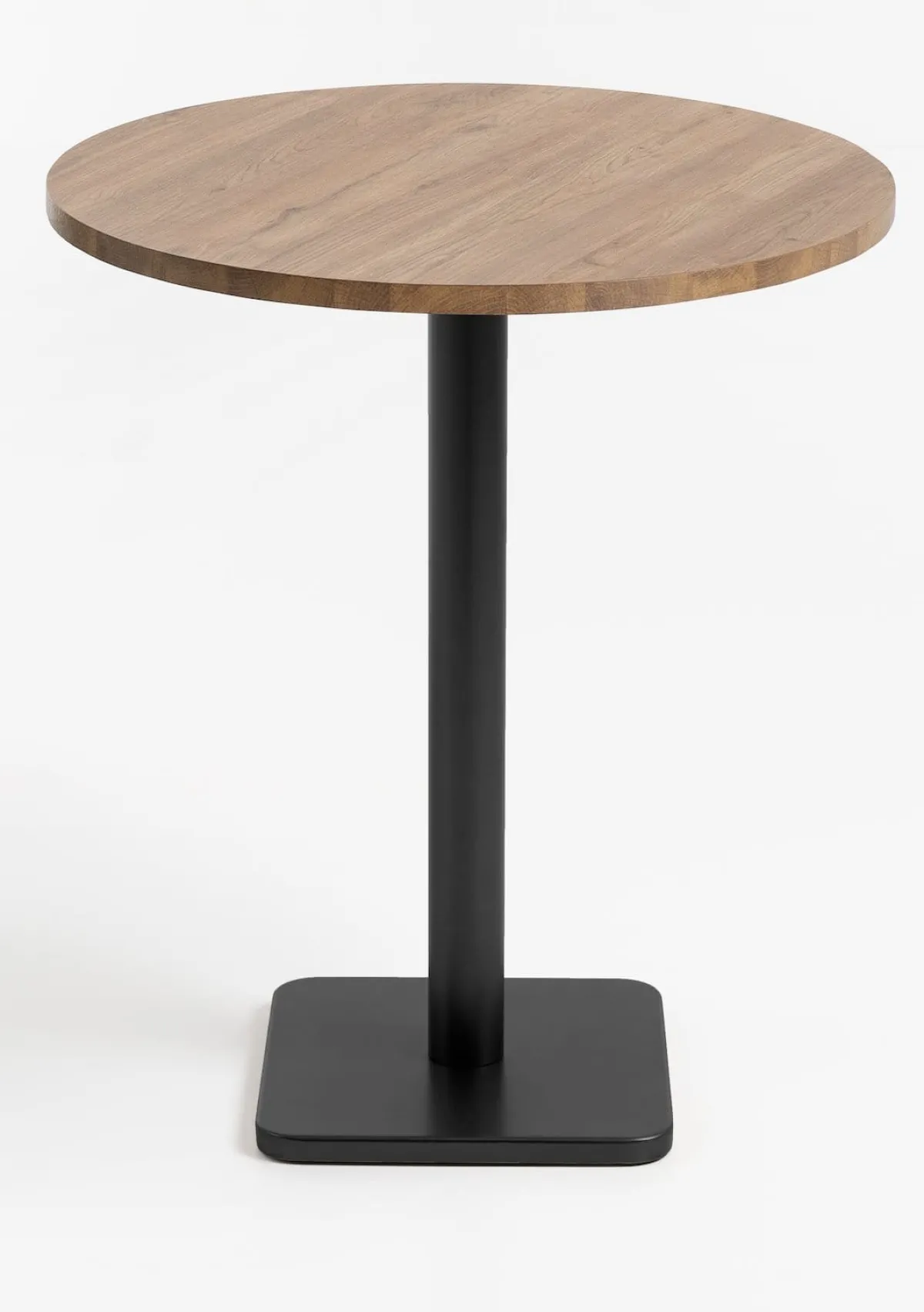 Discount XOOON Brest bartafel vintage oak (D80cm) kleur Zwart van COCOmaison