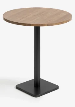 Discount XOOON Brest bartafel vintage oak (D80cm) kleur Zwart van COCOmaison