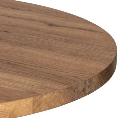 Best XOOON Brest bartafel vintage oak (D80cm) kleur Goud van COCOmaison