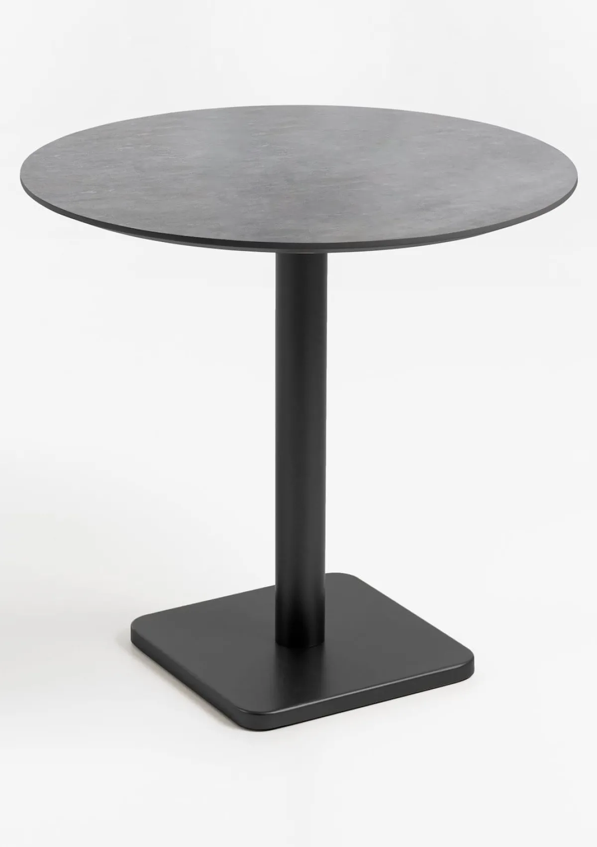 Sale XOOON Brest bistrotafel stone (D80cm) in kleur Zwart van COCOmaison