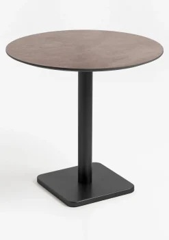 New XOOON Brest bistrotafel stone rust (D80cm) kleur Zwart van COCOmaison