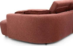 Sale XOOON Cantello, 2,5 zits arm links - longchair curved rechts incl. 2 armkussens