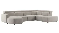 Discount XOOON Cantello, Longchair links - 2,5 zits zonder armen - ottomane groot rechts