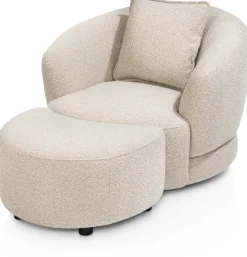 New XOOON Cervos, poef/hocker bij fauteuil draaibaar klein