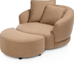 XOOON Cervos, poef/hocker bij fauteuil draaibaar groot