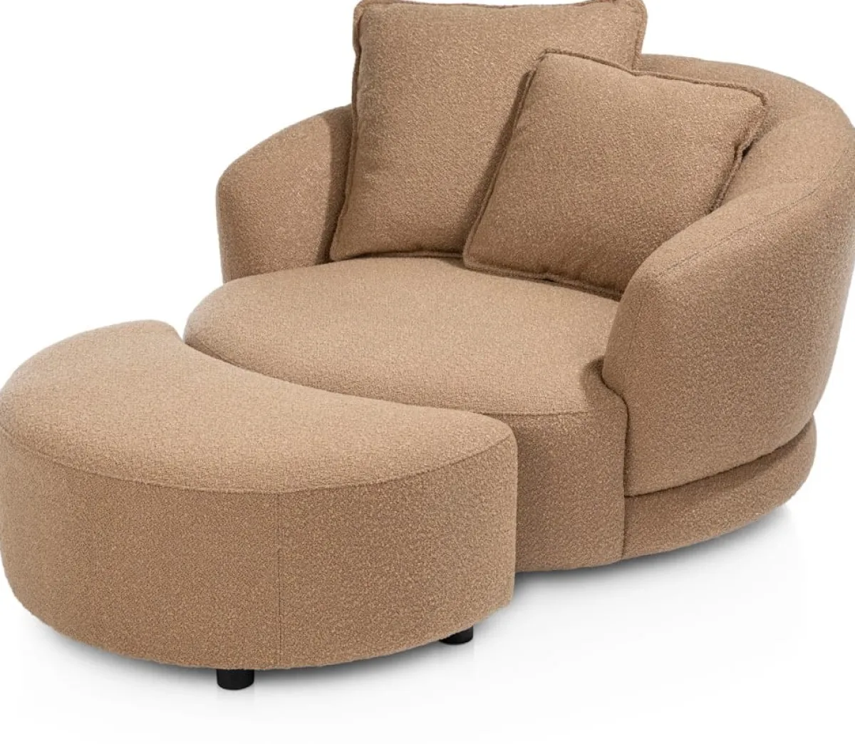 XOOON Cervos, poef/hocker bij fauteuil draaibaar groot