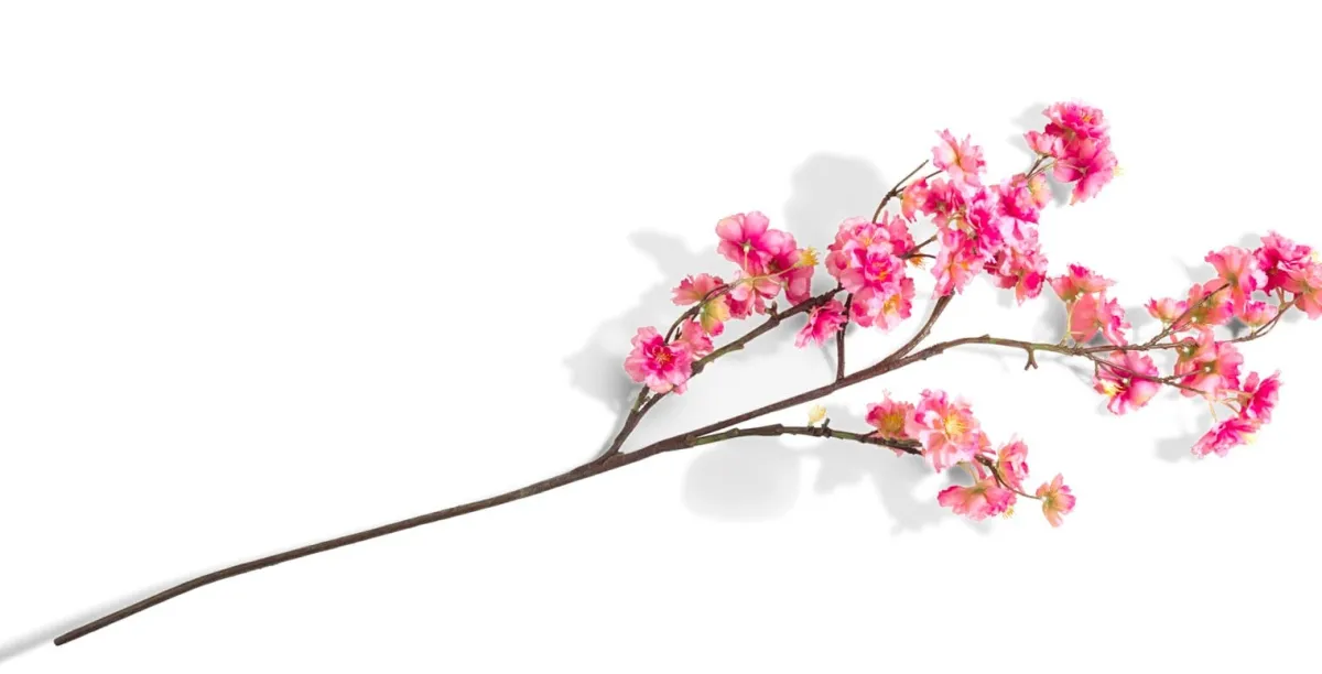 Outlet XOOON Cherry blossom spray kunstbloem roze H120cm - COCOmaison