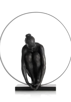 New XOOON Circle Lady beeld H54cm in de kleur Zwart - COCOmaison