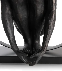 New XOOON Circle Lady beeld H54cm in de kleur Zwart - COCOmaison